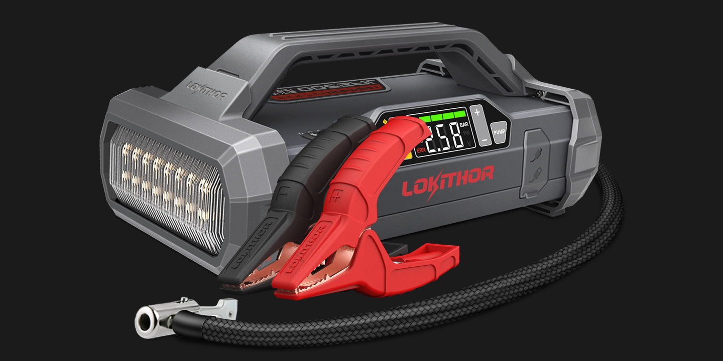 LOKITHOR JA2500 Jump Starter with LiFePO4-Tech | 2500Amp