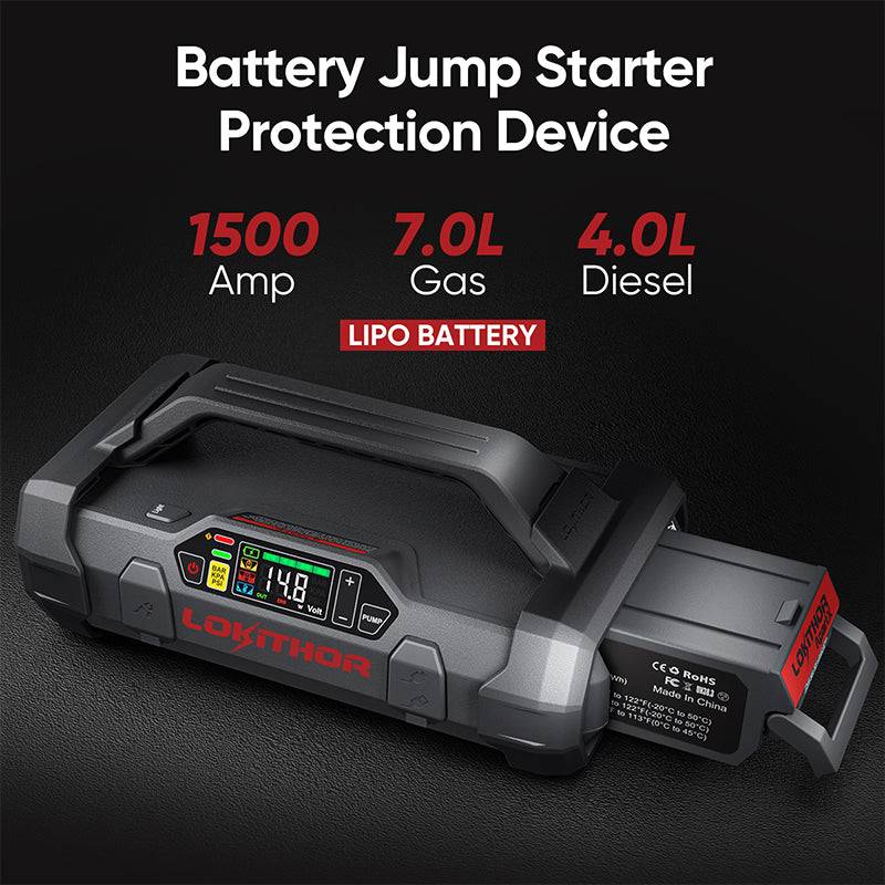 ApartX Jump Starter With Detachable Battery (Battery Not Included)