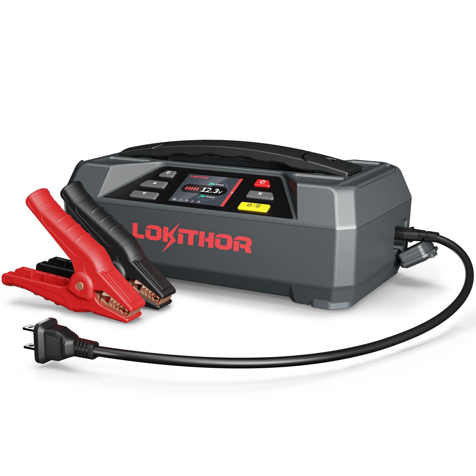 jump box battery booster Lokithor JTC4250 4250A Jump Starter and Battery Tester
