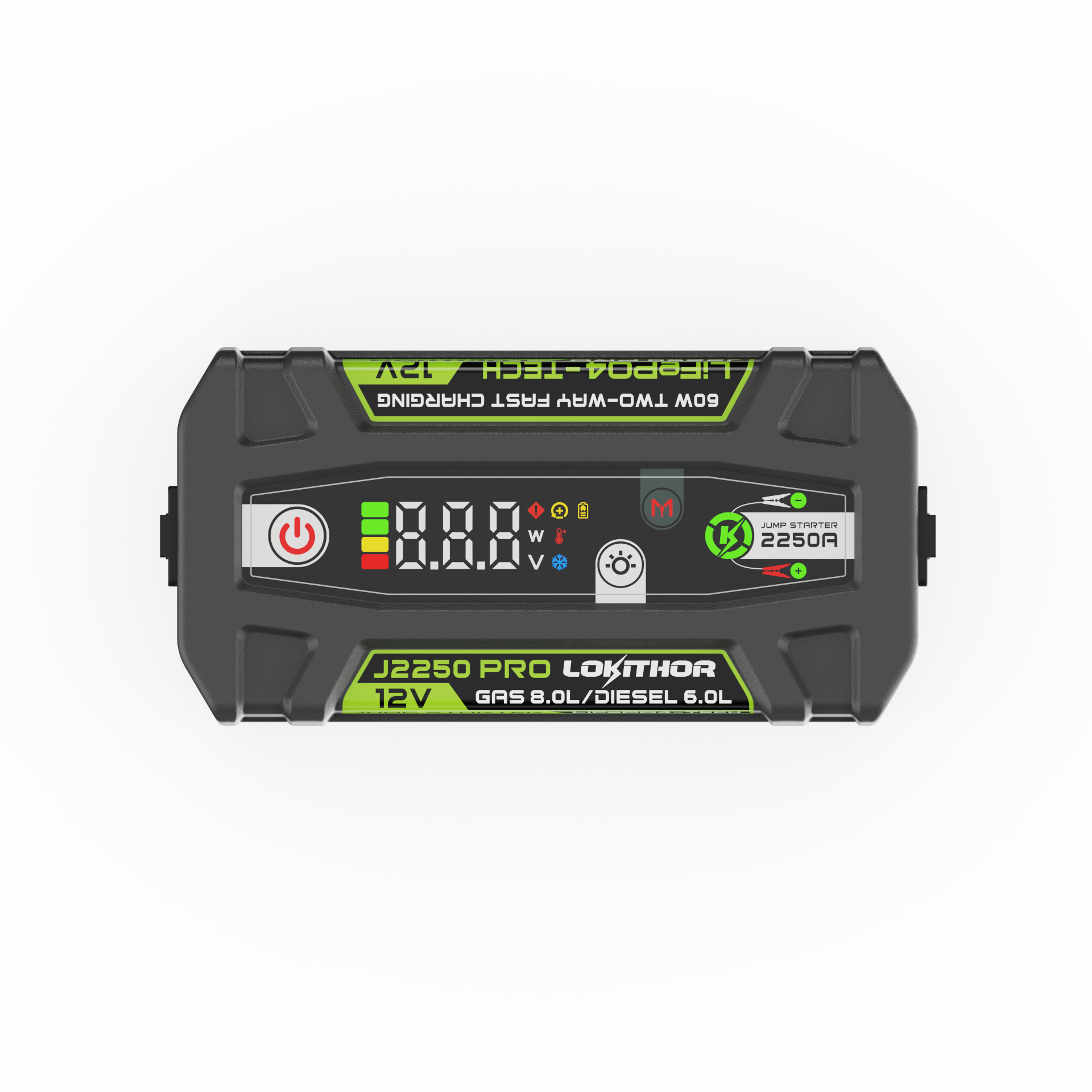 LOKITHOR LiFePO₄ 12V 51.2Wh 2250A Jump Starter