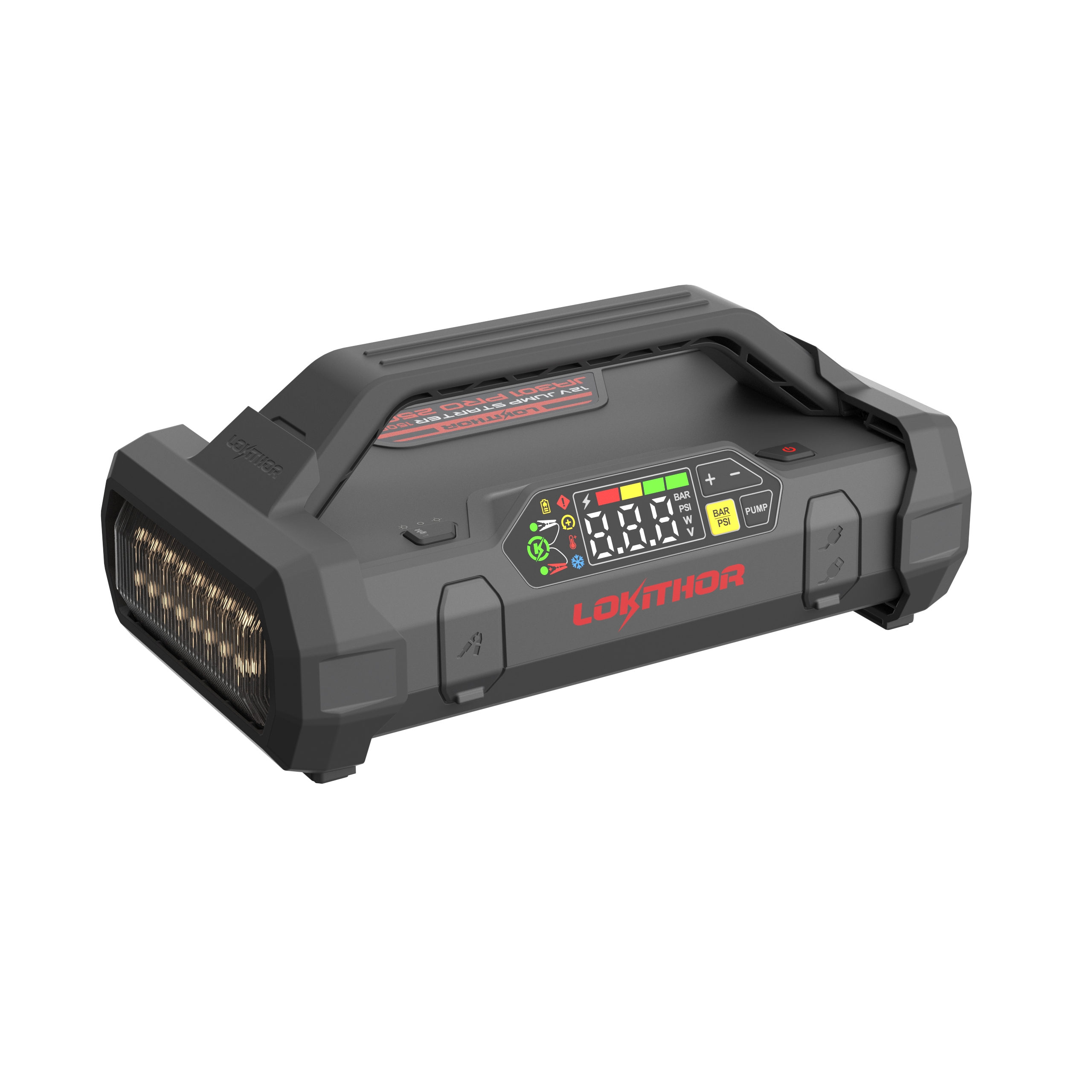 Lokithor JA301 PRO Jump Starter with 150PSI Air Inflator ConnectMax Technology 12V 2500A