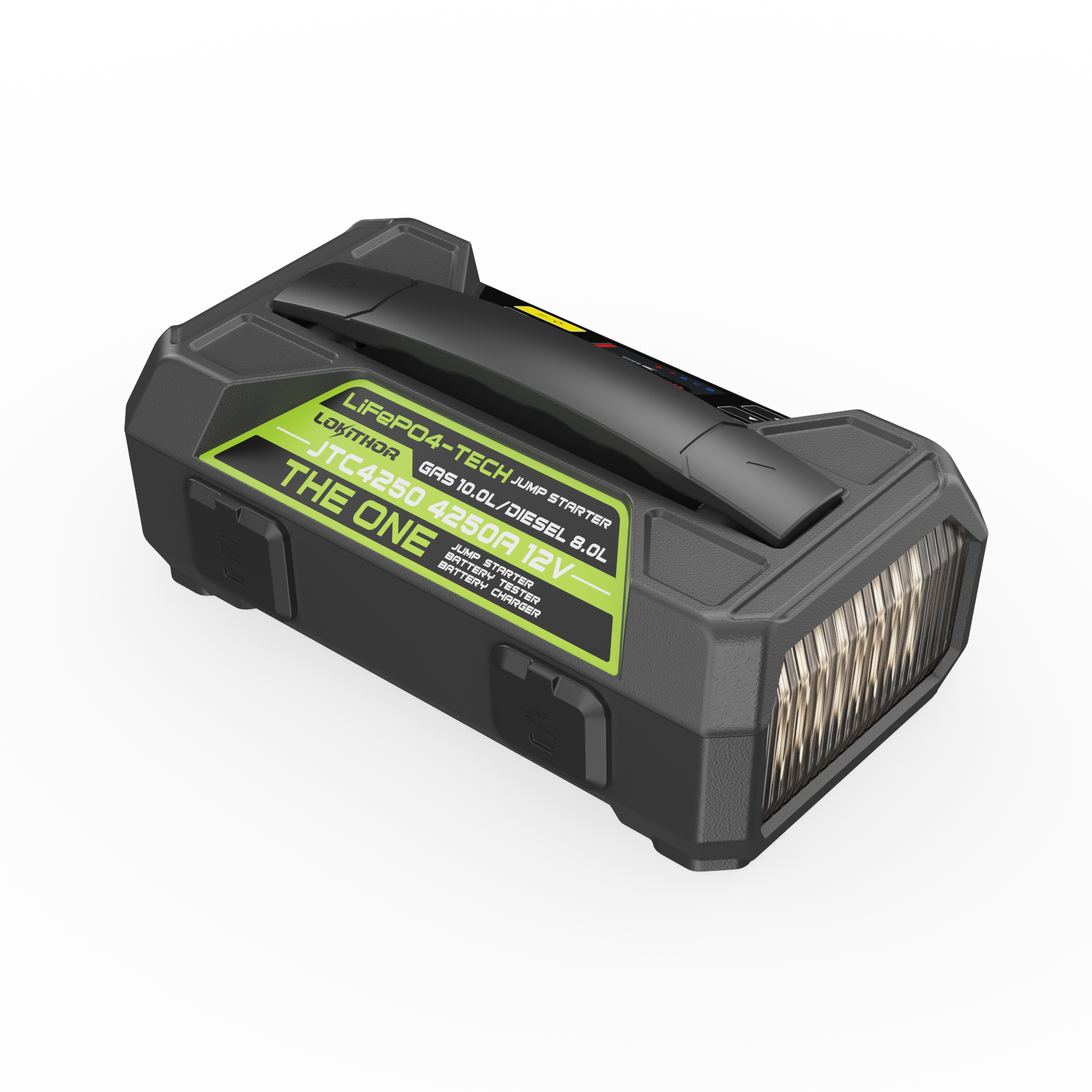 LOKITHOR JTC4250 LiFePO4 Jump Starter Battery Tester and Charger 4250Amp ALL-IN-ONE
