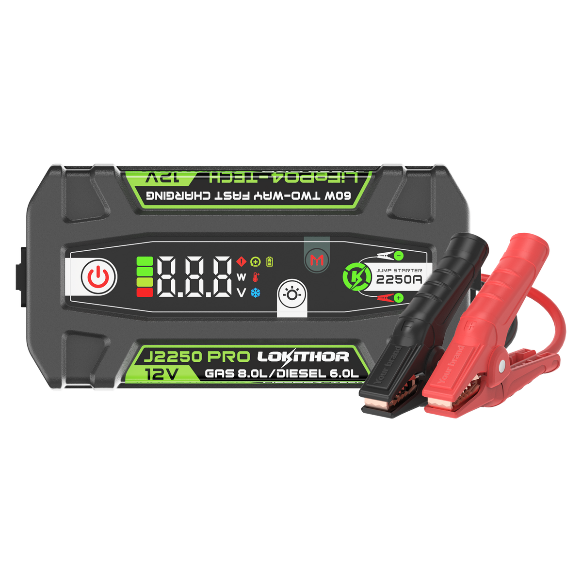 2250 Amp Jump Starter | LOKITHOR LiFePO4 Jump Starter