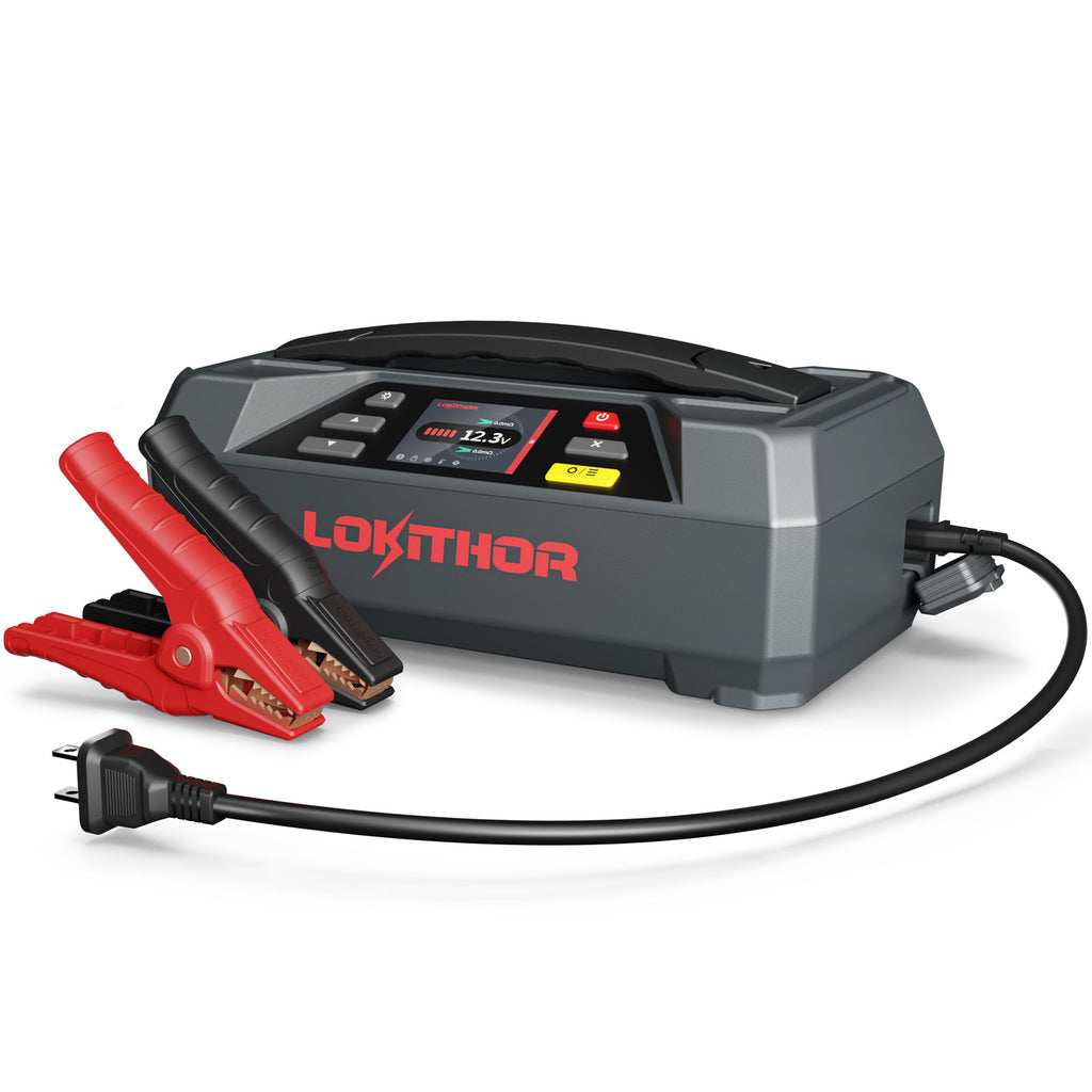 Red & Black L'il Larat 20' by Just Jump It [並行輸入品] Lokithor JTC4250 LiFePO₄ 12V 4250A 89.6Wh Jump Starter + Battery Tester +  Battery Charger with ConnectMax Technology