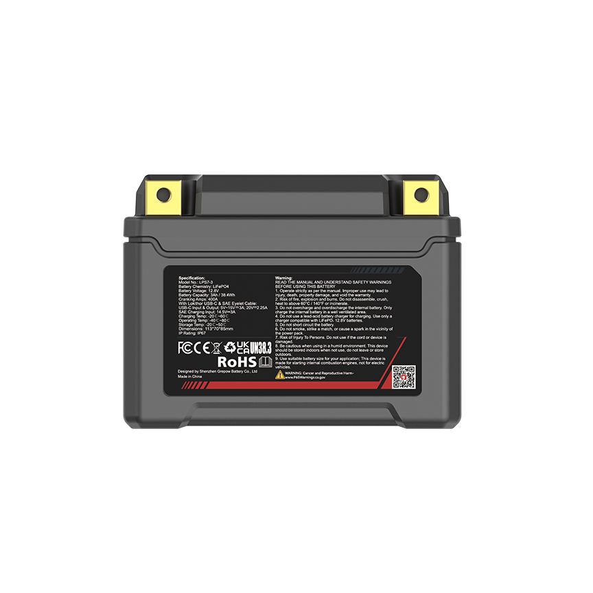 LOKITHOR LPS7-3 Powersports Battery