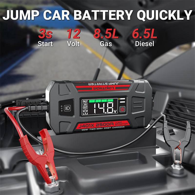 Cold Weather Jump Starter | J401X -40¨H Start Tech 2500 Amp