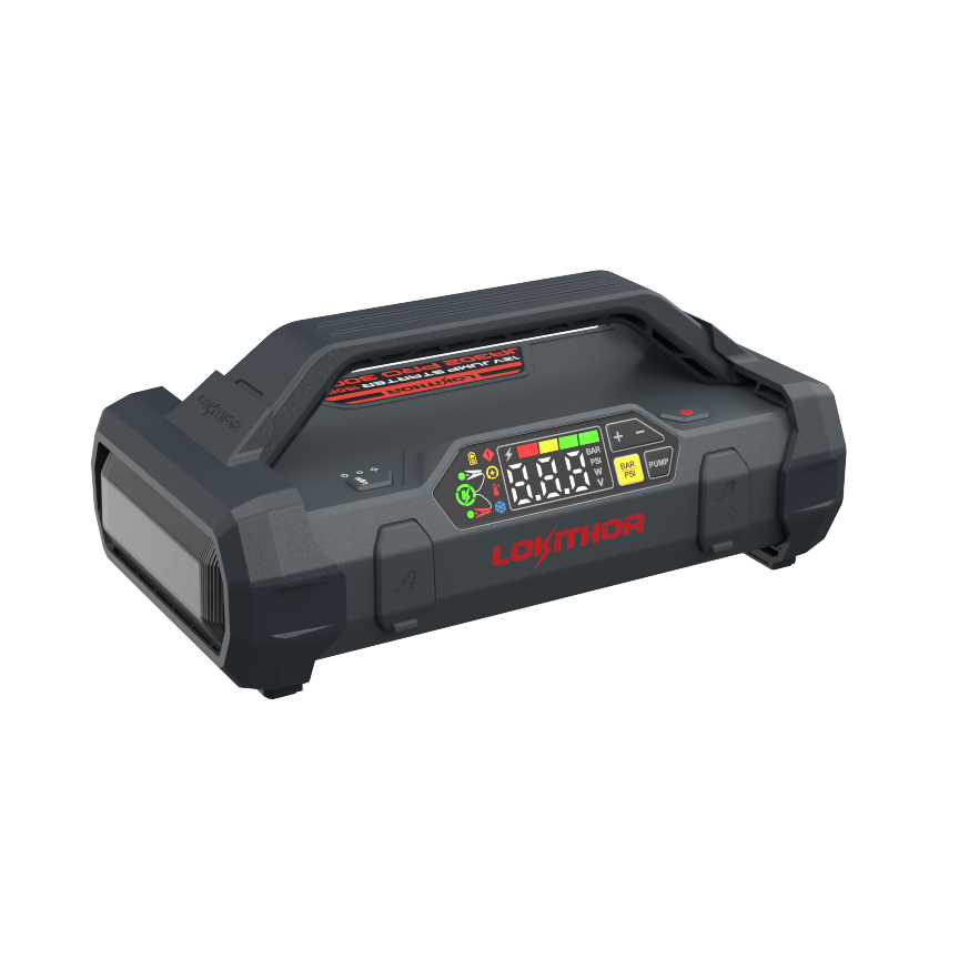 Lokithor JA302 PRO Jump Starter with Air Compressor ConnectMax Technology 12V 3000A