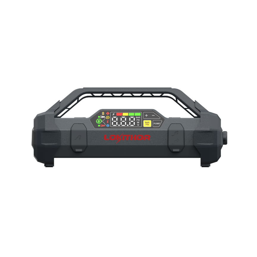 Lokithor JA302 PRO Jump Starter with Air Compressor ConnectMax Technology 12V 3000A