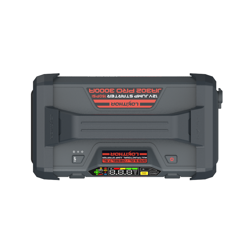 Lokithor JA302 PRO Jump Starter with Air Compressor ConnectMax Technology 12V 3000A